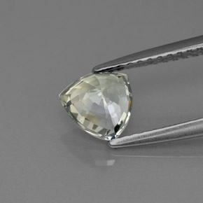 Saphir vert naturelle trillion, 1,11 ct, VS