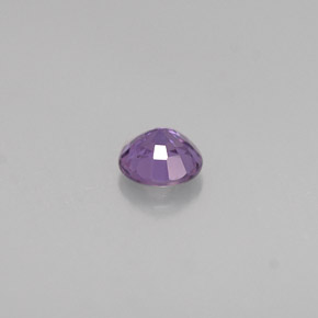 Saphir violet naturelle coupe roude, 0,47 ct, VS-SI