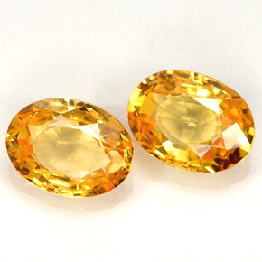 Achetez naturel ct jaune saphir gems, coupe ovale, en provenance tanzanie (songea) chez gemselect. en stock, livraison internationale!