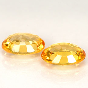Achetez naturel ct jaune saphir gems, coupe ovale, en provenance tanzanie (songea) chez gemselect. en stock, livraison internationale!