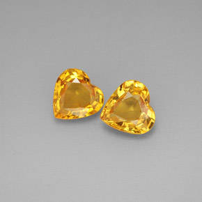 Achetez naturel ct jaune saphir gems, forme de coeur, en provenance tanzanie (songea) chez gemselect. en stock, livraison internationale!