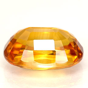 Saphir jaune naturelle coupe ovale, 2,46 ct, VVS-VS