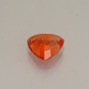 Saphir orange naturelle trillion, 0,99 ct, VVS-VS
