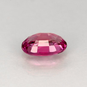 Saphir rose naturelle coupe ovale, 0,64 ct, VVS-VS