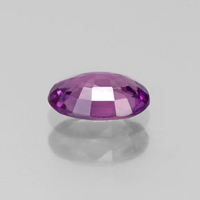 Saphir violet naturelle coupe ovale, 0,55 ct, VS