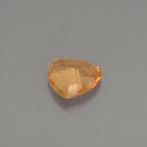 Saphir jaune naturelle trillion, 1,02 ct, VS