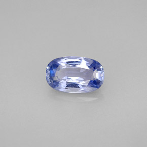 Saphir bleue naturelle coupe ovale, 1,57 ct, VS