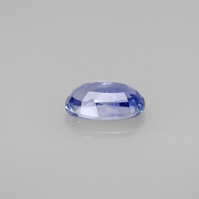 Saphir bleue naturelle coupe ovale, 1,57 ct, VS