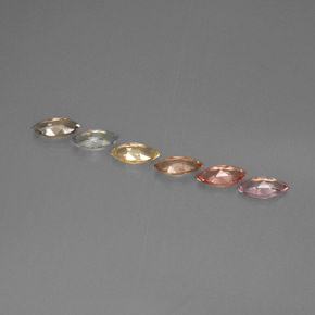 Achetez naturel ct multicolore saphir gems, marquise, en provenance tanzanie chez gemselect. en stock, livraison internationale!