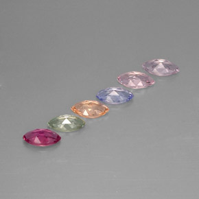 Achetez naturel ct multicolore saphir gems, marquise, en provenance tanzanie chez gemselect. en stock, livraison internationale!