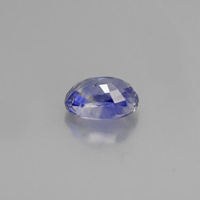 Saphir bleue naturelle coupe ovale, 0,92 ct, VS