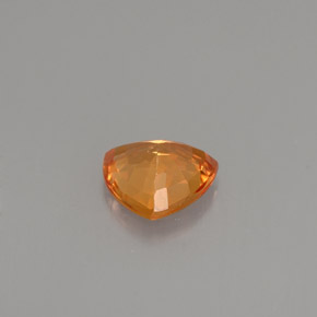 Saphir orange naturelle trillion, 0,87 ct, VS