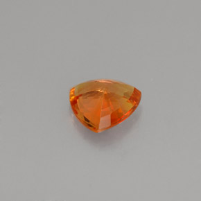 Saphir orange naturelle trillion, 0,88 ct, VS
