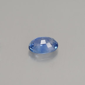 Saphir bleue naturelle coupe ovale, 0,66 ct, VVS-VS