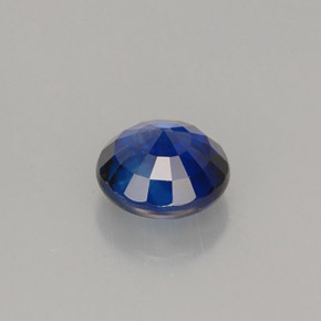 Saphir bleue naturelle coupe roude, 1,12 ct, IF