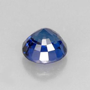 Saphir bleue naturelle coupe roude, 1,23 ct, IF