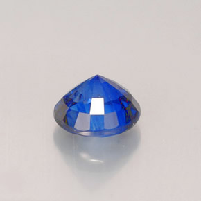 Saphir bleue naturelle coupe roude, 2,16 ct, VVS