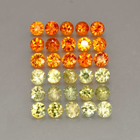 Achetez naturel ct multicolore saphir gems, coupe roude, en provenance tanzanie (songea) chez gemselect. en stock, livraison internationale!