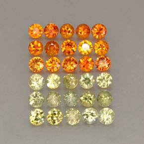 Achetez naturel ct multicolore saphir gems, coupe roude, en provenance tanzanie (songea) chez gemselect. en stock, livraison internationale!