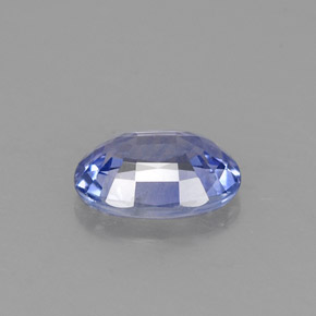 Saphir bleue naturelle coupe ovale, 0,92 ct, VVS-VS