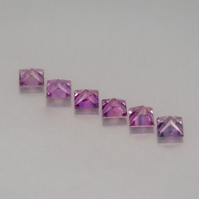 Achetez naturel ct pourpre saphir gems, carré, en provenance tanzanie chez gemselect. en stock, livraison internationale!