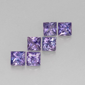 Achetez naturel ct violet saphir gems, carré, en provenance tanzanie chez gemselect. en stock, livraison internationale!