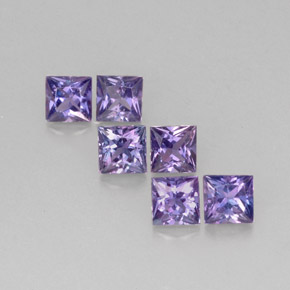 Achetez naturel ct violet saphir gems, carré, en provenance tanzanie chez gemselect. en stock, livraison internationale!
