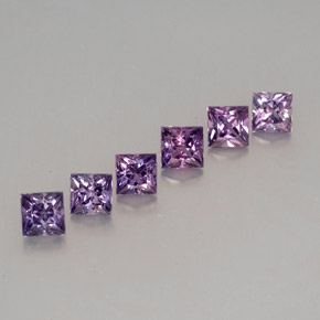 Achetez naturel ct violet saphir gems, carré, en provenance tanzanie chez gemselect. en stock, livraison internationale!