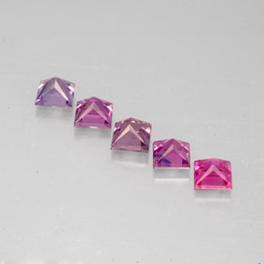 Achetez naturel ct multicolore saphir gems, carré, en provenance tanzanie chez gemselect. en stock, livraison internationale!