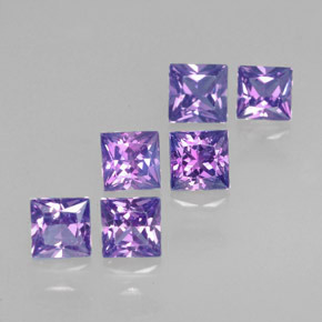 Achetez naturel ct violet saphir gems, carré, en provenance tanzanie chez gemselect. en stock, livraison internationale!