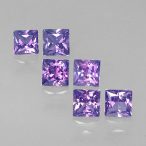 Achetez naturel ct violet saphir gems, carré, en provenance tanzanie chez gemselect. en stock, livraison internationale!
