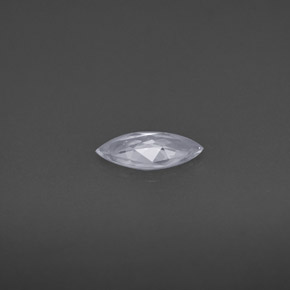 Saphir blanc naturelle marquise, 0,53 ct, VVS