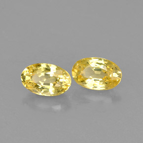 Achetez naturel ct jaune saphir gems, coupe ovale, en provenance sri lanka (ceylan) chez gemselect. en stock, livraison internationale!