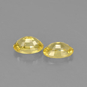 Achetez naturel ct jaune saphir gems, coupe ovale, en provenance sri lanka (ceylan) chez gemselect. en stock, livraison internationale!