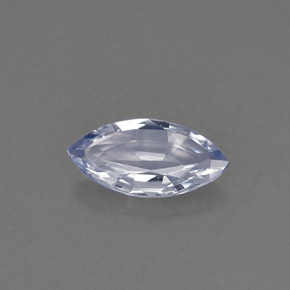 Saphir bleue naturelle marquise, 0,56 ct, VVS