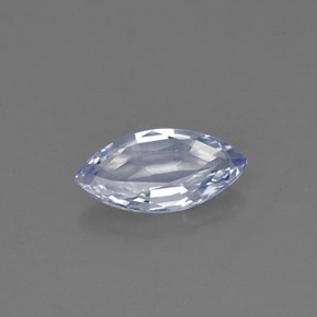 Saphir bleue naturelle marquise, 0,56 ct, VVS