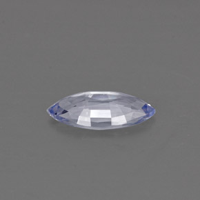 Saphir bleue naturelle marquise, 0,56 ct, VVS