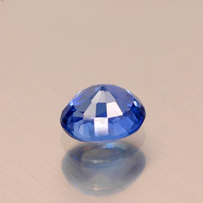 Saphir bleue naturelle coupe ovale, 0,58 ct, VS