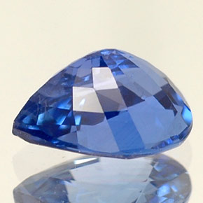 Saphir bleue naturelle en forme de poire, 0,97 ct, VS
