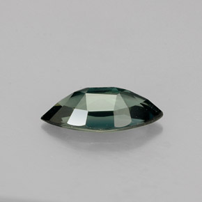Saphir vert naturelle marquise, 1,16 ct, VVS-VS
