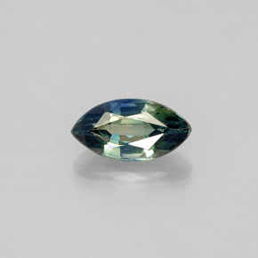 Saphir vert naturelle marquise, 1,20 ct, VVS-VS