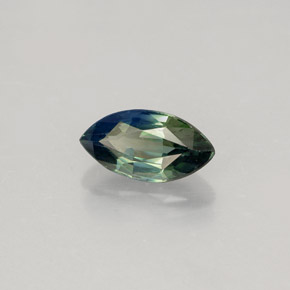 Saphir vert naturelle marquise, 1,20 ct, VVS-VS