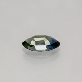 Saphir vert naturelle marquise, 1,20 ct, VVS-VS