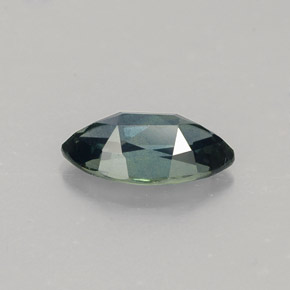 Saphir vert naturelle marquise, 1,08 ct, VVS