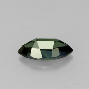 Saphir vert naturelle marquise, 1,05 ct, VS