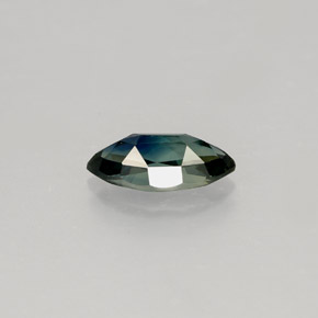 Saphir vert naturelle marquise, 1,03 ct, VVS
