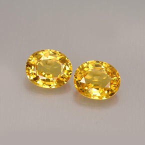 Achetez naturel ct jaune saphir gems, coupe ovale, en provenance tanzanie (songea) chez gemselect. en stock, livraison internationale!