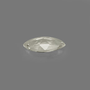 Saphir blanc naturelle marquise, 0,40 ct, VVS