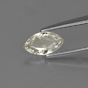 Saphir vert naturelle marquise, 0,40 ct, VVS-VS