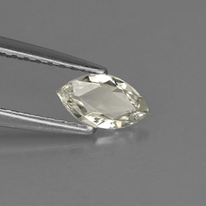Saphir vert naturelle marquise, 0,40 ct, VVS-VS